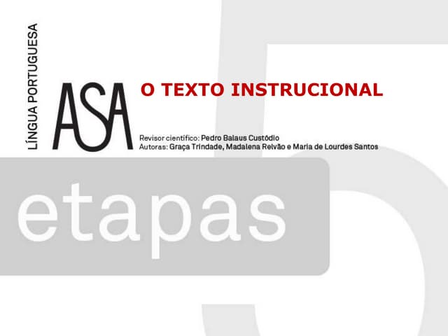 Texto instrucional