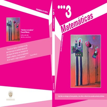 Texto matematicas 3er grado