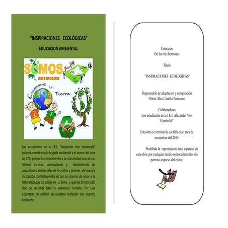 Texto poesia ambiental