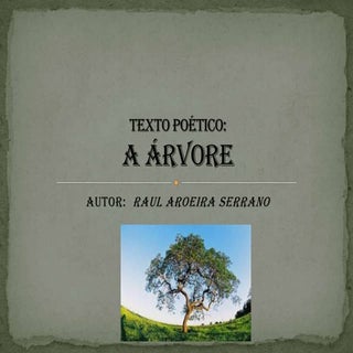 Texto poético arvore slids