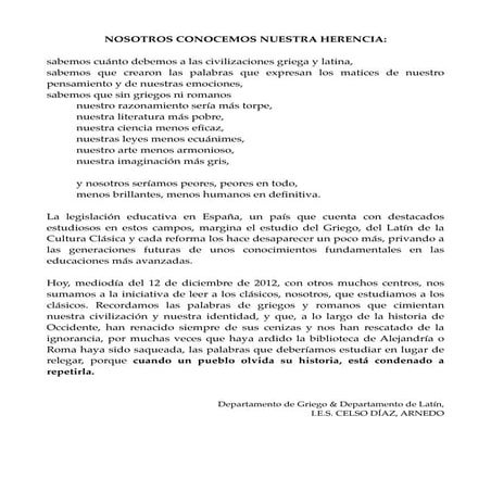 CONOCEMOS NUESTRA HERENCIA