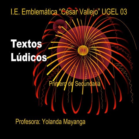Textos ludicos