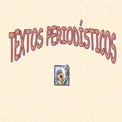 Textos PeriodíSticos