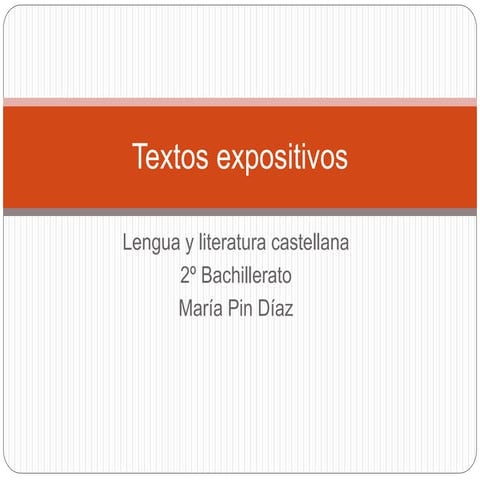 Textos expositivos