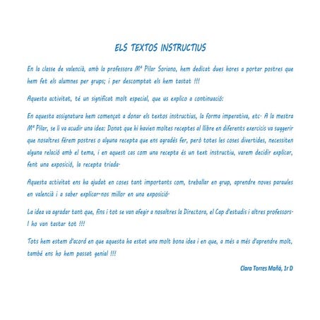 Textos instructius | PDF