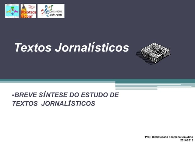 Textos jornalísticos