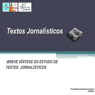 Textos jornalísticos