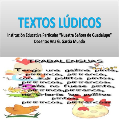 Textos lúdicos