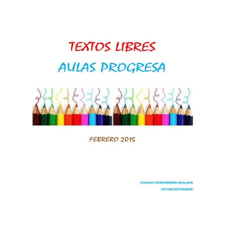 Textos libres febrero