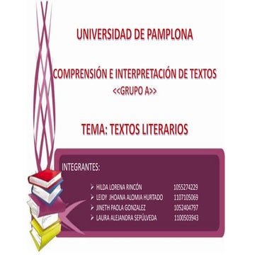 Textos literarios