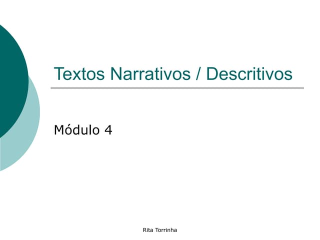 Textos Narrativos
