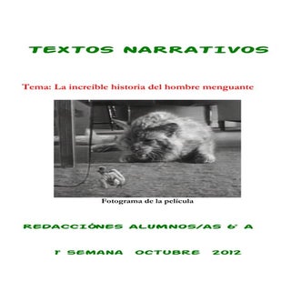 Textos narrativos   trabajos alumno...
