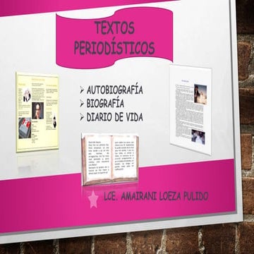 Textos periodisticos