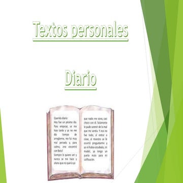 Textos personales Diario 
