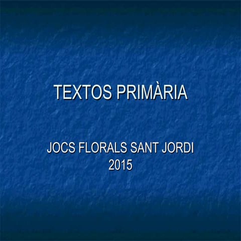 Textos primària