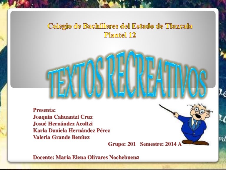 Textos recreativos