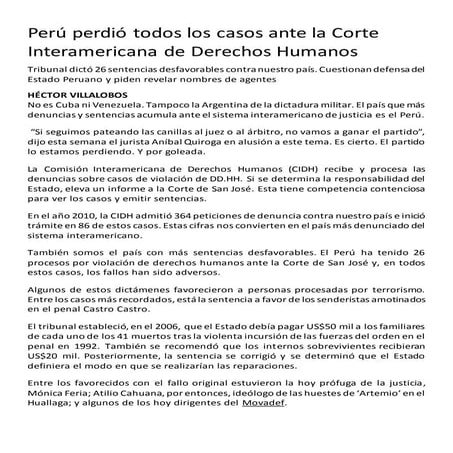 Texto y ficha de apliacion de las corte de la haya y  corte interamericano