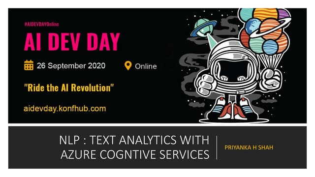 Text semantics with azure text analytics cognitive services