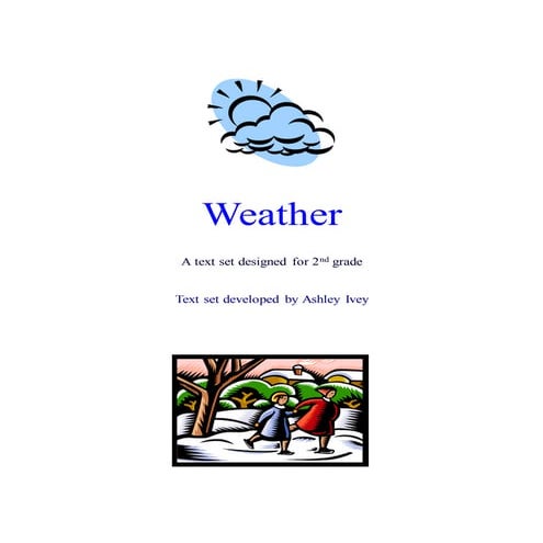 Weather Lesson Plan | PDF