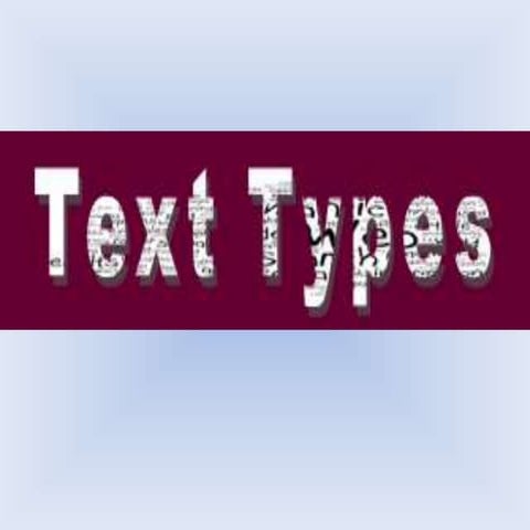 Text types
