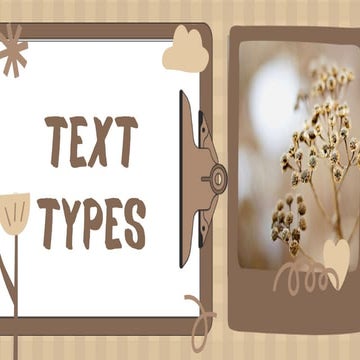 Text Types Grade 10 Lesson (Based on the MELCS)