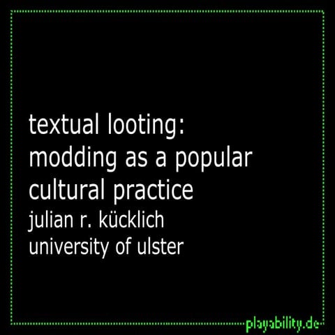 Textual Looters