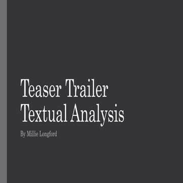 Textual analysis