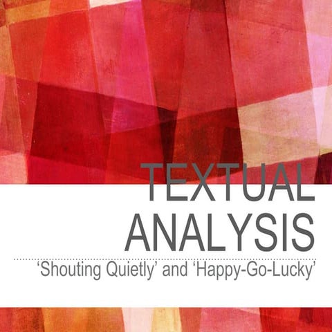 Textual Analysis 2
