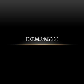 Textual analysis3
