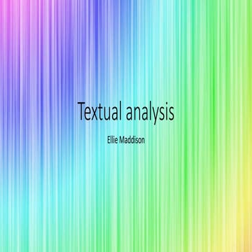 Textual analysis a2