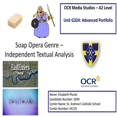 Textual analysis of 2 soap opera trailers