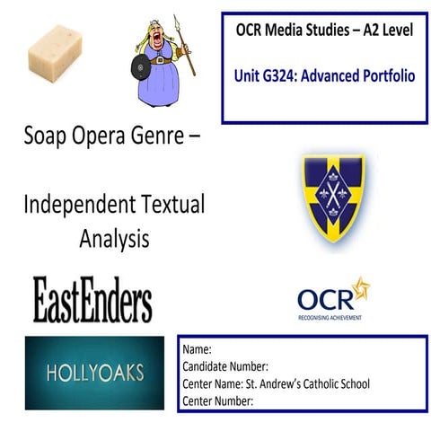 Textual analysis of 2 soap opera trailers