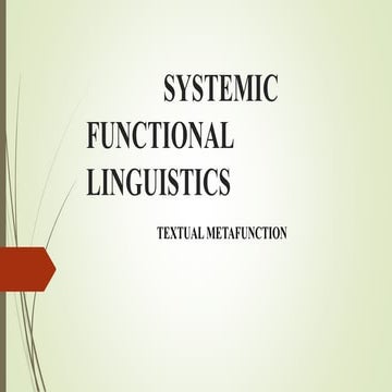 Textual metafunction