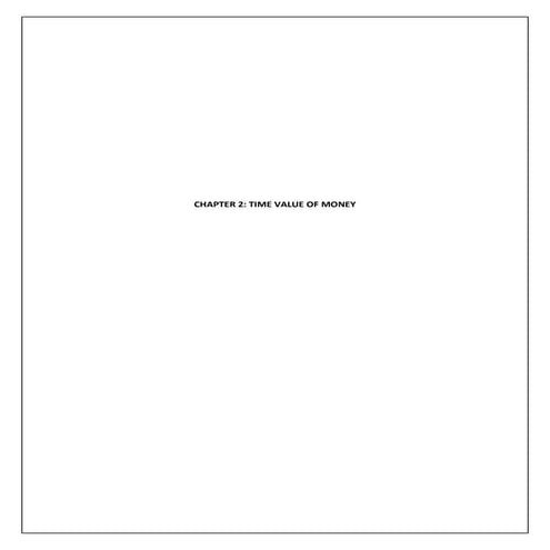 Textual notes   time value of money