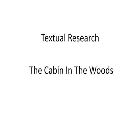 Textual research one