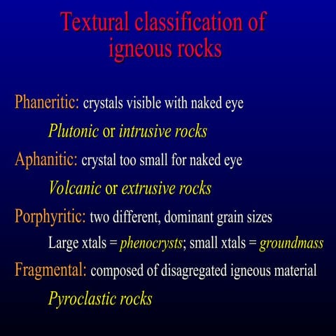 Textural classification of igneous rocks.ppt