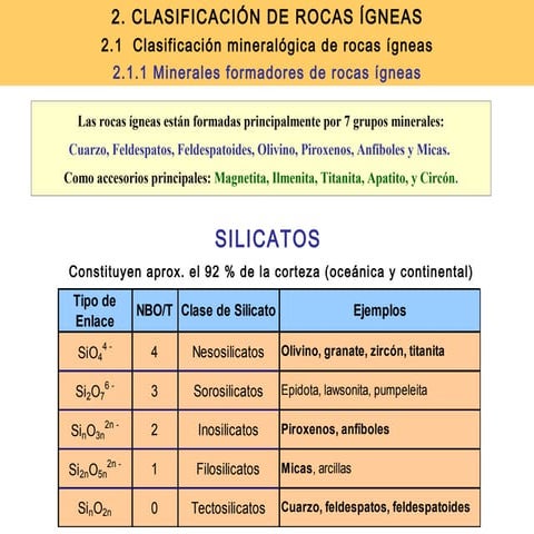 Texturas y estructuras rocas igneas