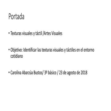 Textura visual y tactil