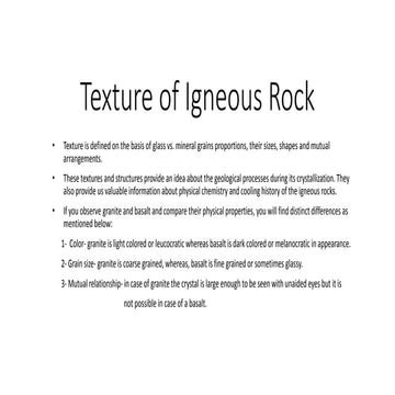 Texture of Igneous Rock.pptx