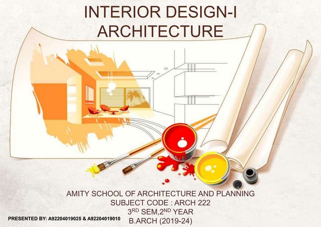 Beautiful view of Curriculum Interior Texture Design