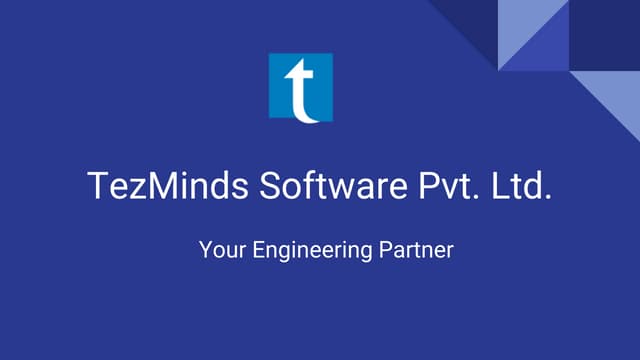 Tez Minds Software Pvt. Ltd. Company Portfolio