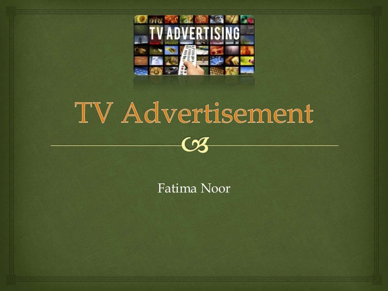 Television Advertisements Examples The Power of Ads