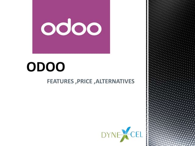  ODOO FEATURES ,PRICE ,ALTERNATIVES