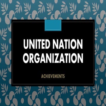 UNITED NATION ORGANIZATION