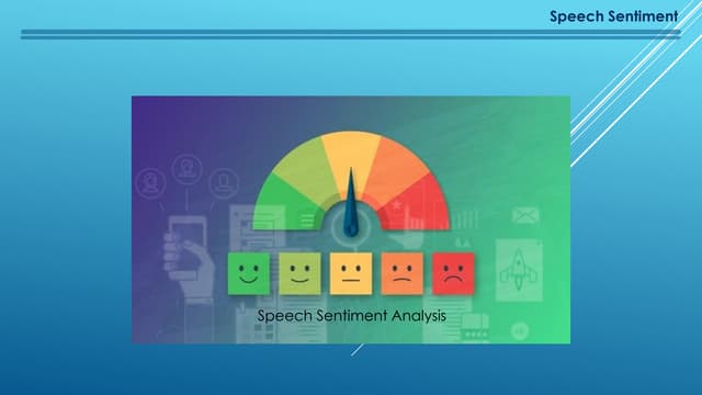 Speech Sentiment Analysis