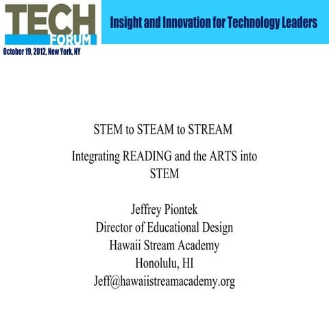 TLTF12 Tech Forum 2012 