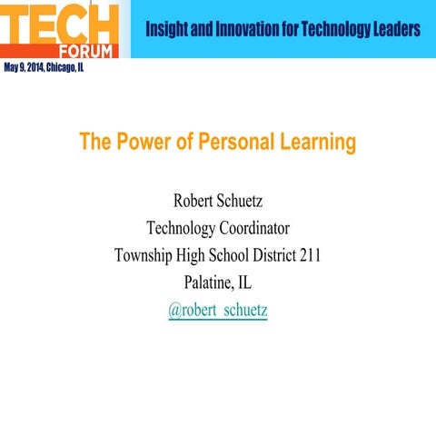 Personal Learning & Blogfolios