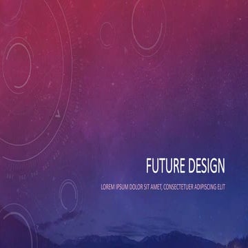 Design Template Automomation slides Future | POTX