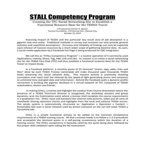 TESDA APPS TO BUILD SOCIAL NETWORKING SITE NEXT TO FACEBOOK