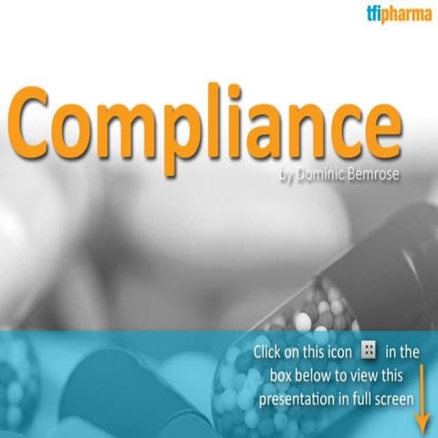 Pharmaceutical Compliance and the Events Industry | PDF